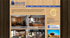 Desktop Screenshot of loveandsonsconstruction.com